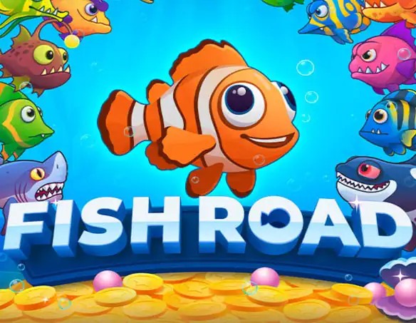 Fish Road game by InOut – logo hosted on Koko Bet Casino