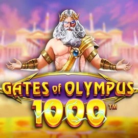 Gates of Olympus 1000 online game logo by Pragmatic Play on kokobetcasino.org