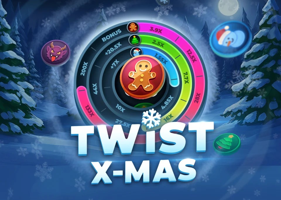Twist X-mas logo by InOut Koko Bet Casino
